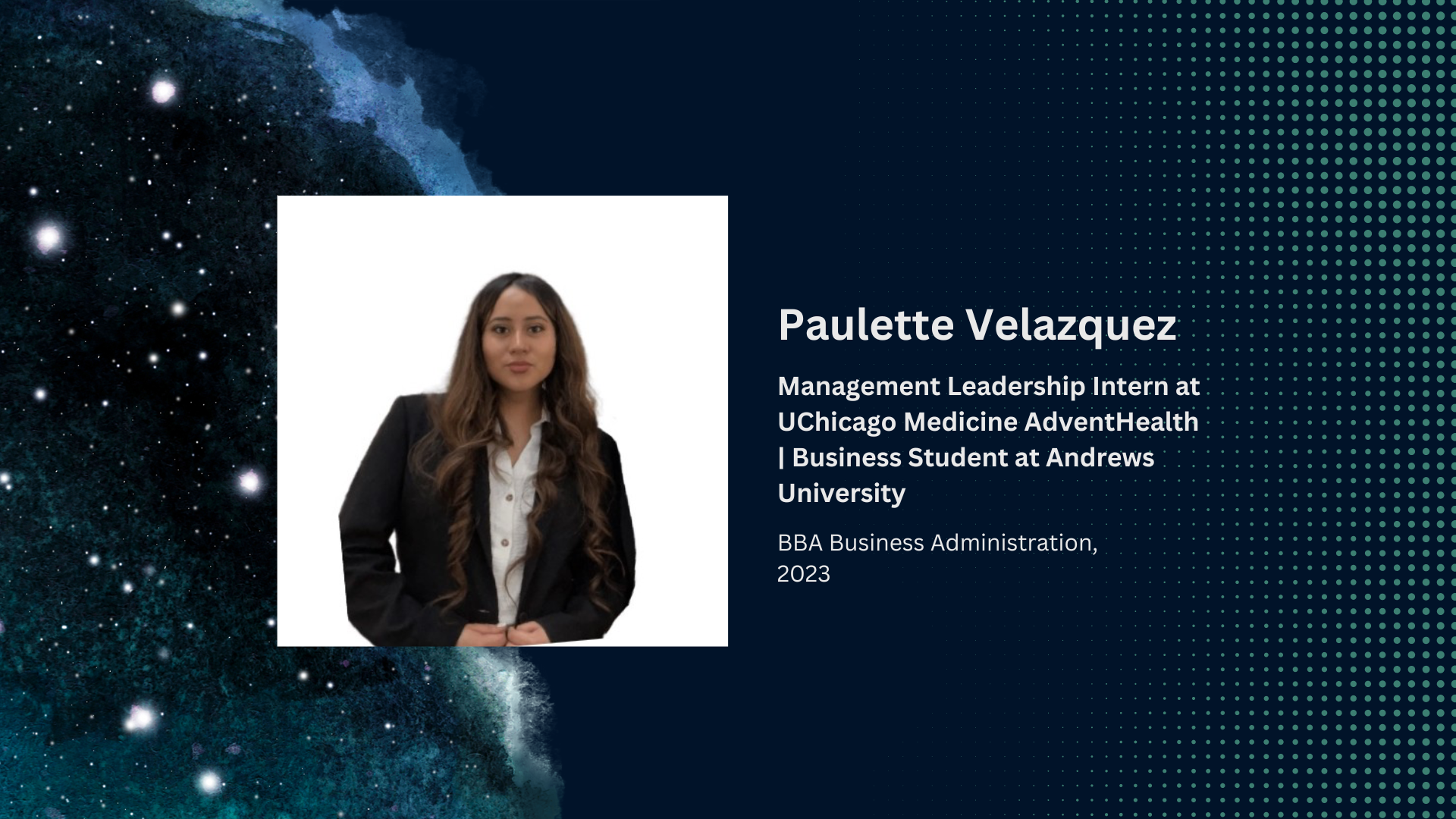 Driven Business Student and Multifaceted Leader: Paulette Velazquez