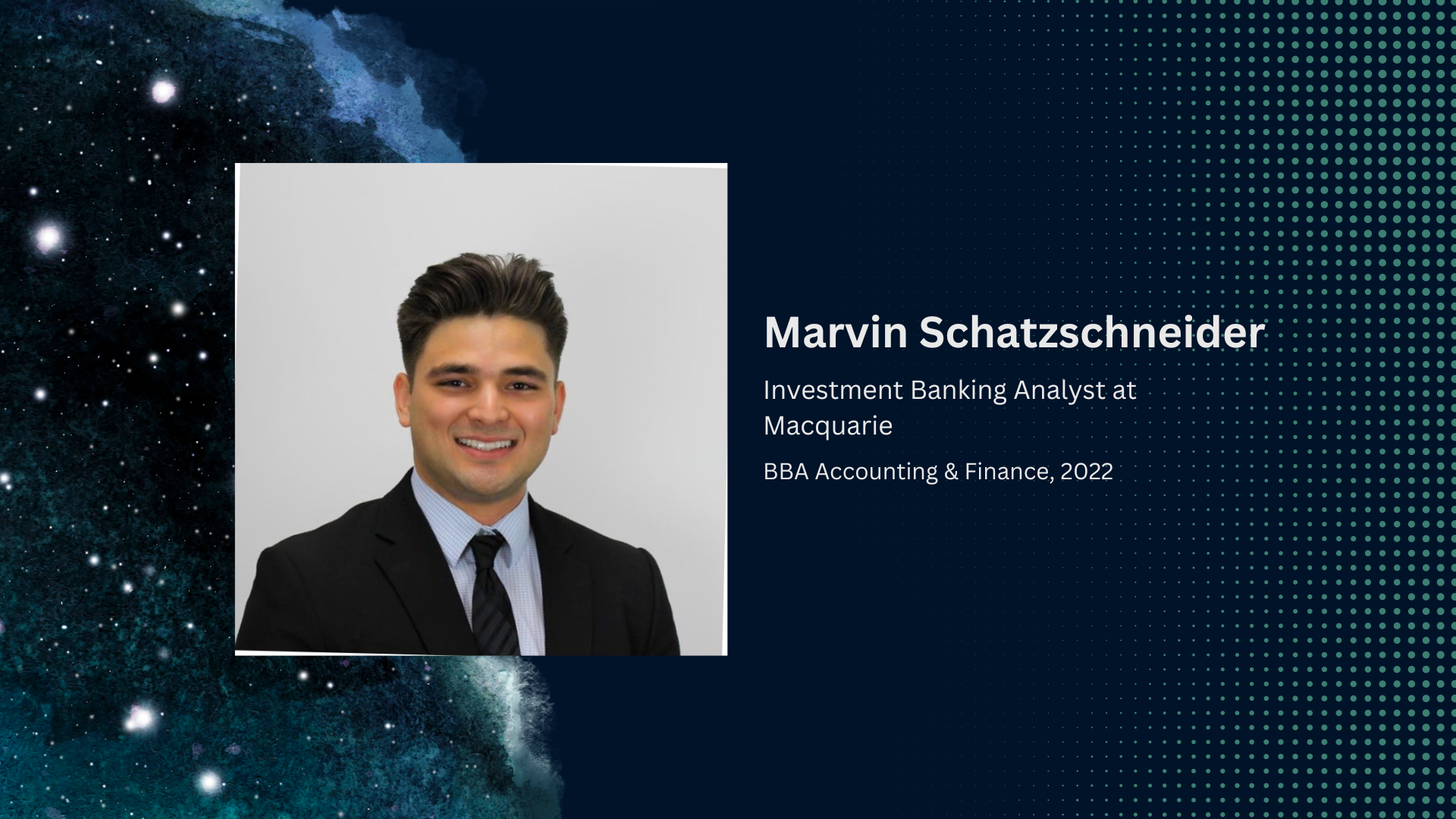 Rising Star in Investment Banking: A Profile of Marvin Schatzschneider