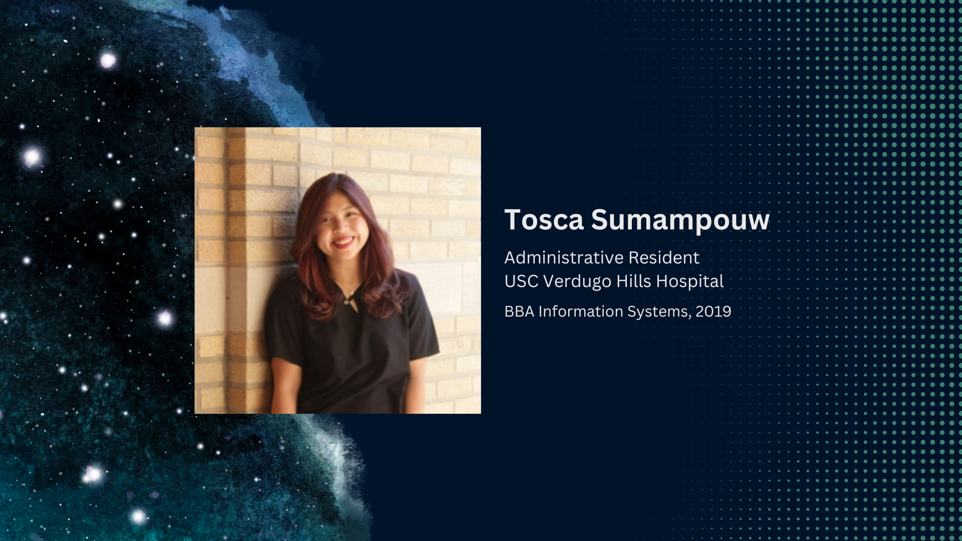 Healthcare Administration Innovator: A Profile of Tosca Sumampouw