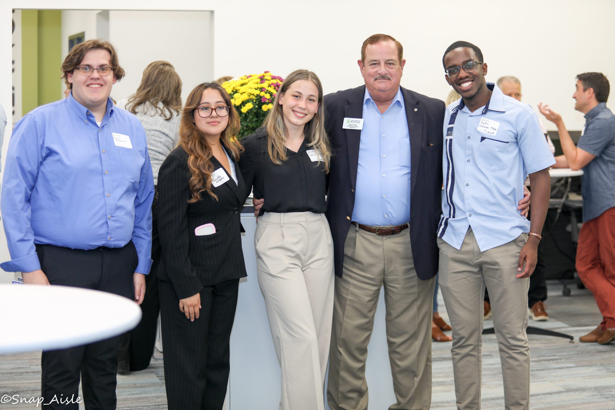 Business Students Shine at Southwest Michigan Regional Chamber Business After Hours