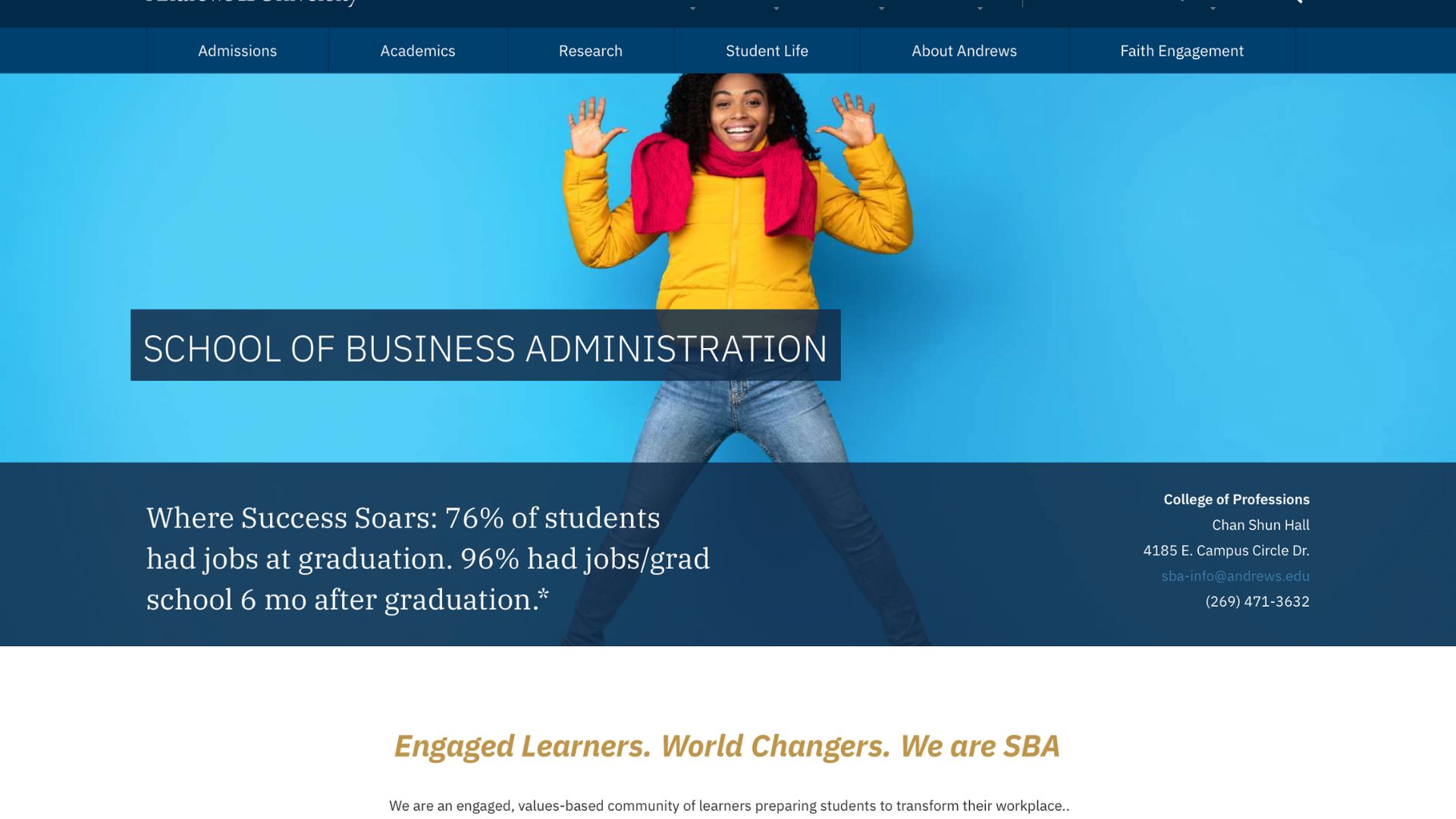 The New Face of Business School: A Glimpse into the Revamped Academic Website